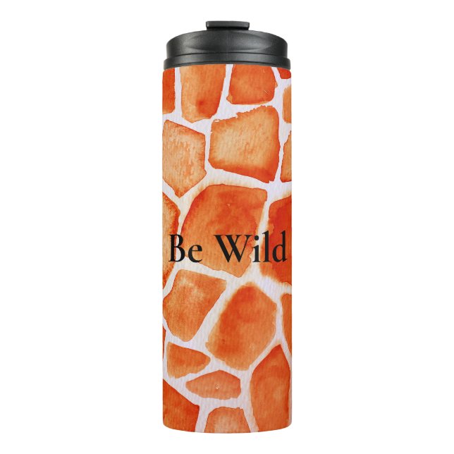 Orange Giraffe Animal Print (Framsida)