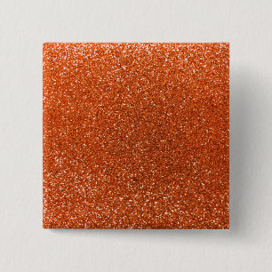 Orange glitter knapp