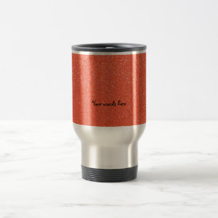 Orange glitter resemugg