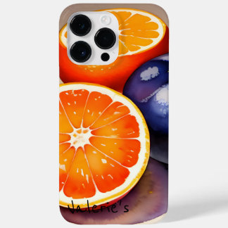 Orange Glöd Vattenfärg