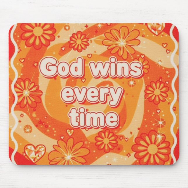 orange God wins everytime christian faith Musmatta (Framsidan)