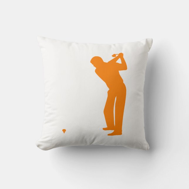 Orange Golf Kudde (Framsida)