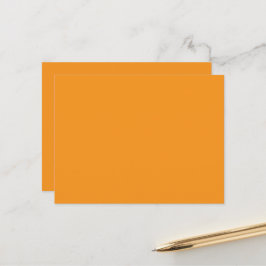 Orange Gradient Postkort Minimalistisk Abstrakt Vykort
