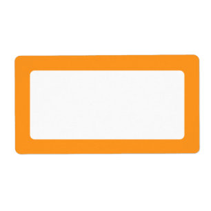 Orange gräns blank fraktsedel