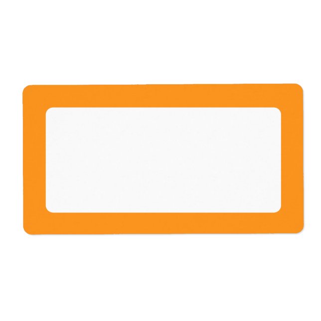 Orange gräns blank fraktsedel (Framsidan)