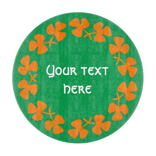 Orange Gräns Lägg till text (Framsidan)