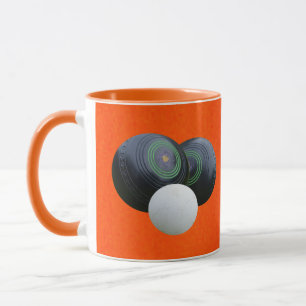 Orange Gräsmatta Bowls Combo Coffee Mugg