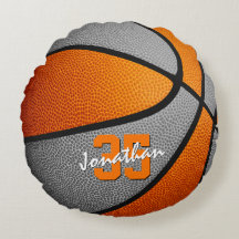 orange grått färg-pojkar basketboll