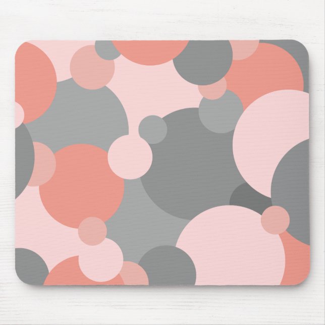Orange-grått-molekyler Musmatta (Framsidan)
