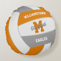 orange grått volleyball sport team färg