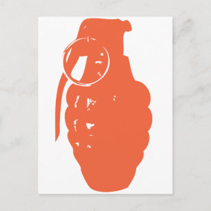 Orange Grenade Vykort
