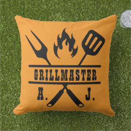Orange Grillmaster Utensil Kudde