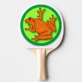 Orange Groda Ping Pong Paddle Pingisracket