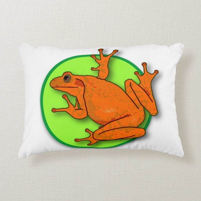 Orange, grodynga prydnadskudde (Framsidan)