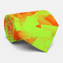 Orange Grön Kubism Abstrakt Mönster
