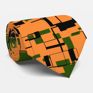 Orange Grönt Black Digital Camo Mönster Slips