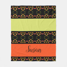 Orange, grönt och svart