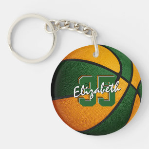 orange grönt skolteam färg basketball
