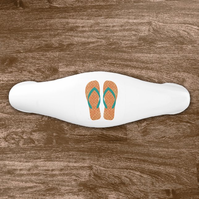 Orange Grönt Sommar Beach Flinflip flops Door Knob Handtag (Skapare uppladdad)