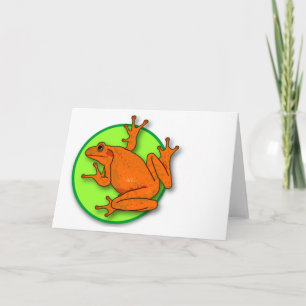 Orange Grov tom Vågrät kort