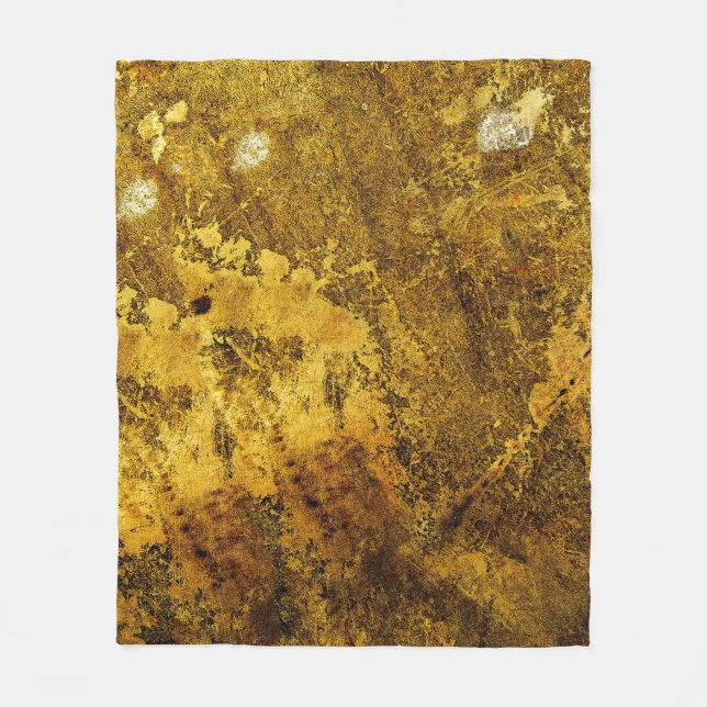 Orange grunge textureabstrakt,gammal,antikt,konst fleecefilt (Framsidan)
