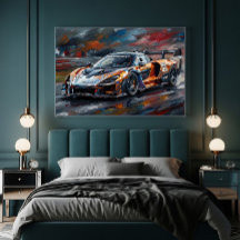 Orange GTR Superbil Racerbilar