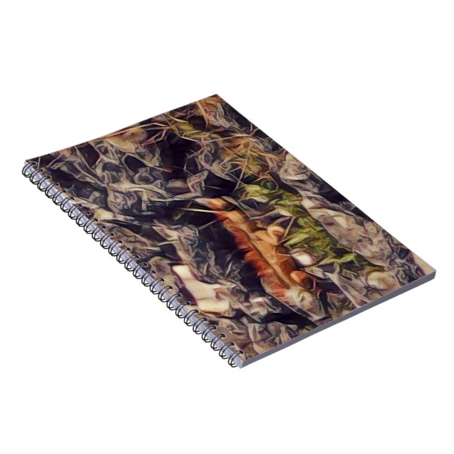 Orange Guana Konst Anteckningsbok (Högra Sidan)