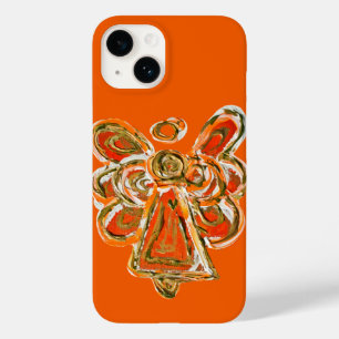 Orange Guardian Angel Art Anpassningsbar iphone ca