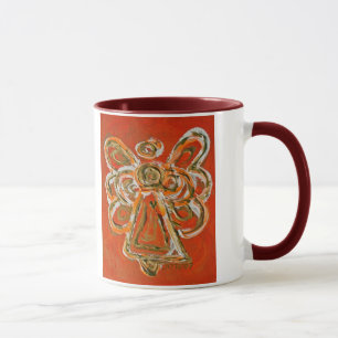 Orange Guardian Angel Mugg eller Kopp