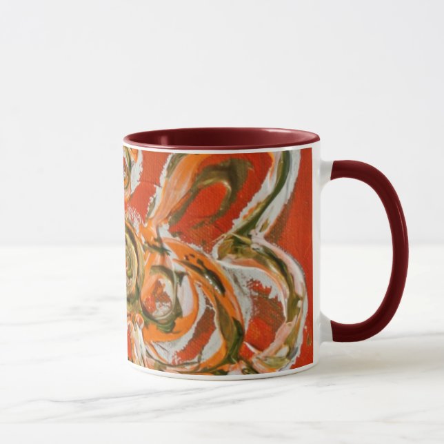 Orange Guardian Angel Mugg eller Kopp (Höger)