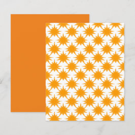 Orange Gul Solig Sol Scrapbookpapper