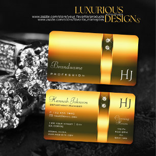 Orange Guld övertoningstider för öppning av juv Visitkort