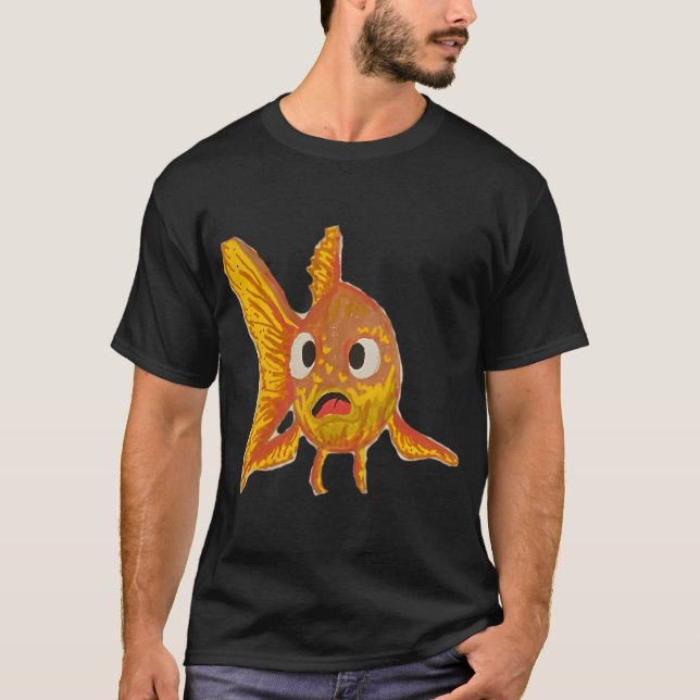 Orange Guldfisk T Shirt (Framsida)