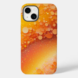 Orange Gult Glitter iPhone Mate Tuff Fodral