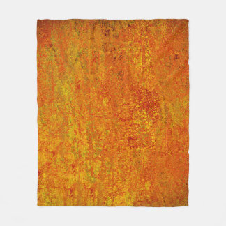 Orange gult grunge backgrund abstrakt,art,backgr fleecefilt
