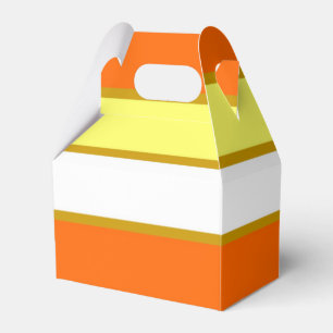 Orange, Gult och Vita Rand Presentaskar