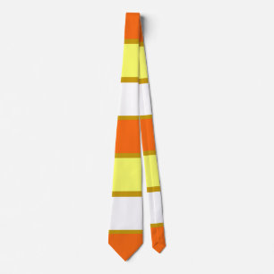 Orange, Gult och Vita Rand Slips