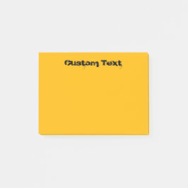 Orange/gult Post-it Block
