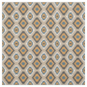 Orange Gult Teal Blue Taupe Brown Ethnic look Tyg