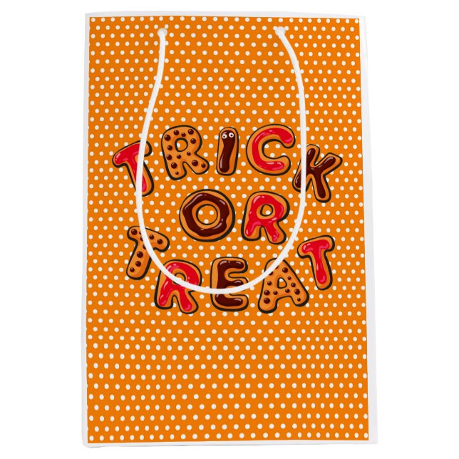 Orange Halloween Bus eller godis (Framsidan)