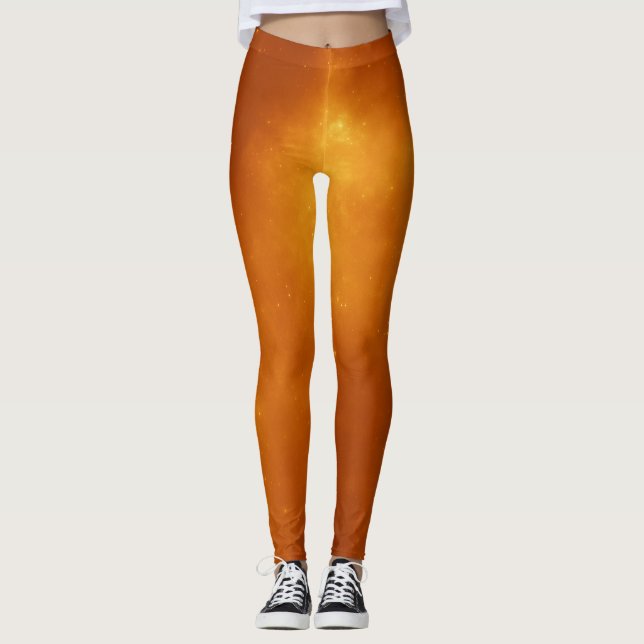 Orange Halloween Leggings (Framsida)