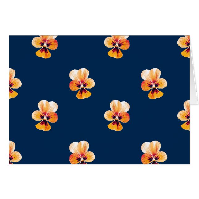 orange hälsningskort (Framsidan Horizontal)