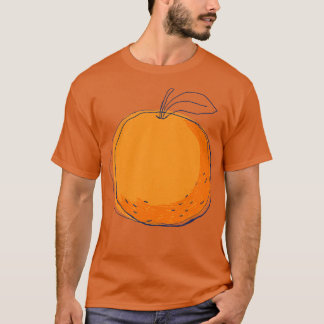 Orange Hand plockade T Shirt