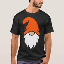 Orange Hat Christmas Gnome T Shirt