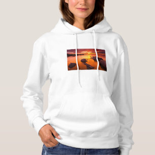 Orange havslandskap, solnedgång, Kalifornien T-shirt
