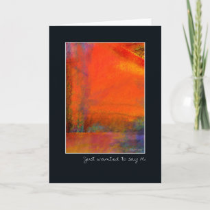 Orange-Hej Kort