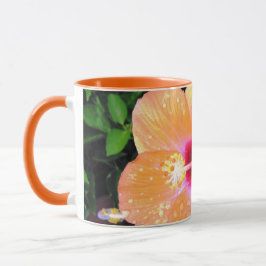 Orange Hibiscus Glad mors dag Mugg