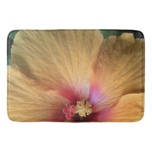 Orange Hibiscus Ruffle Badrumsmatta