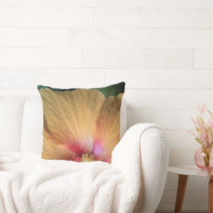 Orange Hibiscus Ruffle Kudde