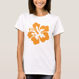 Orange Hibiscus T Shirt